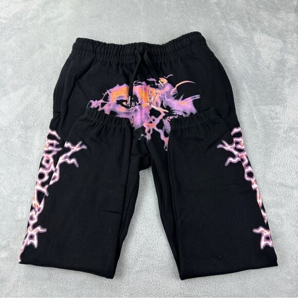Vlone x Never Broke Again Black 100% Cotton Sweatpants Made in USA Men's Size S - Picture 7 of 10